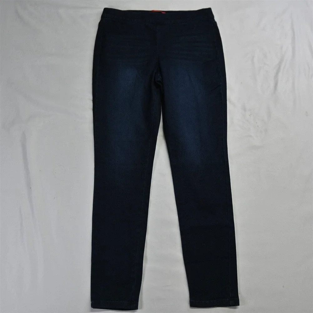 Jennifer Lopez 8 Pull On Jegging Dark Rinse Stretch Denim Womens Jeans